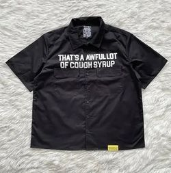 Cough syrup work shirt