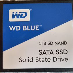 WD Blue 3D Nand SSD (SATA) 1tb
