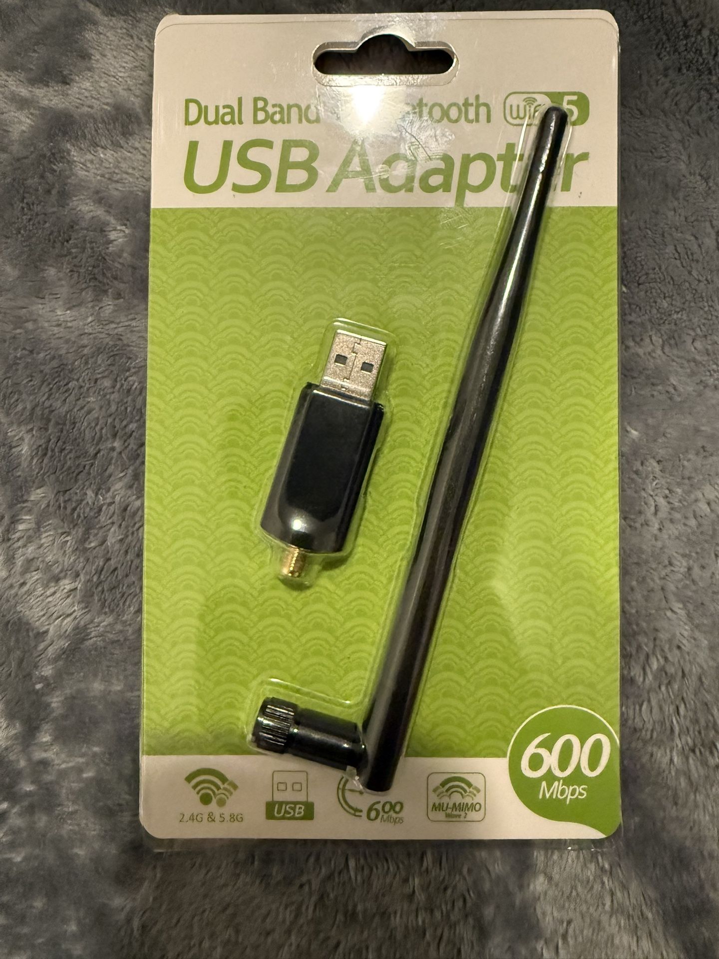 Wireless WiFi Adapter for Desktop/Laptop PC