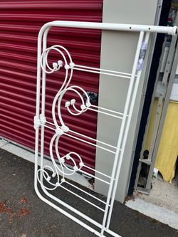 White Full Bedframe