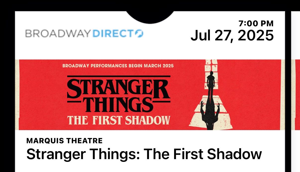 Stranger Things Broadway Tickets