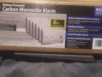 Code One Battery Powered Carbon Monoxide Alarm's