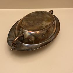 Reed & Barton #1660 Silver Plate Platter With Lid