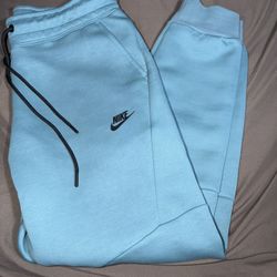Nike Tech Sweatpants - Blue Size L