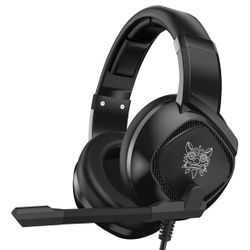 ONIKUMA K19 3.5mm Wired Gaming Headset Over Ear Headphones Noise Canceling E-Sport Earphone with Mic 