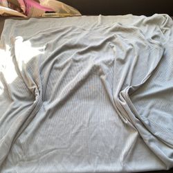 2 Piece Light Blue Plus Size Maxi Dress With Shrug