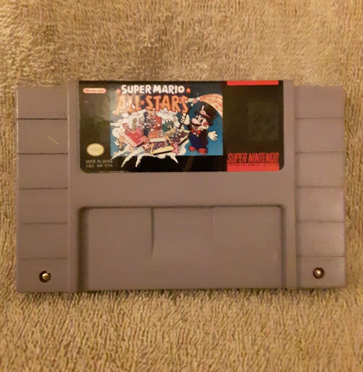 Super Mario All-Stars Super Nintendo game