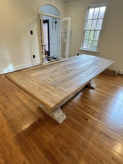 Wooden Trestle Table