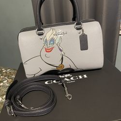 Collection Coach Cross Body Bag Disney Ursula Leather RWAN Asking $400 Pick Up In The City Of Van Nuys