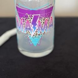 Mama Bamboo Glass Cup