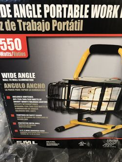 Portable work light