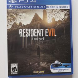 Resident Evil 7: Biohazard for Sony PlayStation 4 (PS4) - Case & EXCELLENT Disc