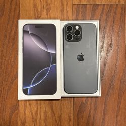 iPhone 16 Pro Max Titanium Black 256GB UNLOCKED