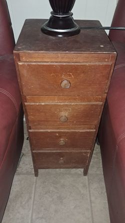 4 drawers wood