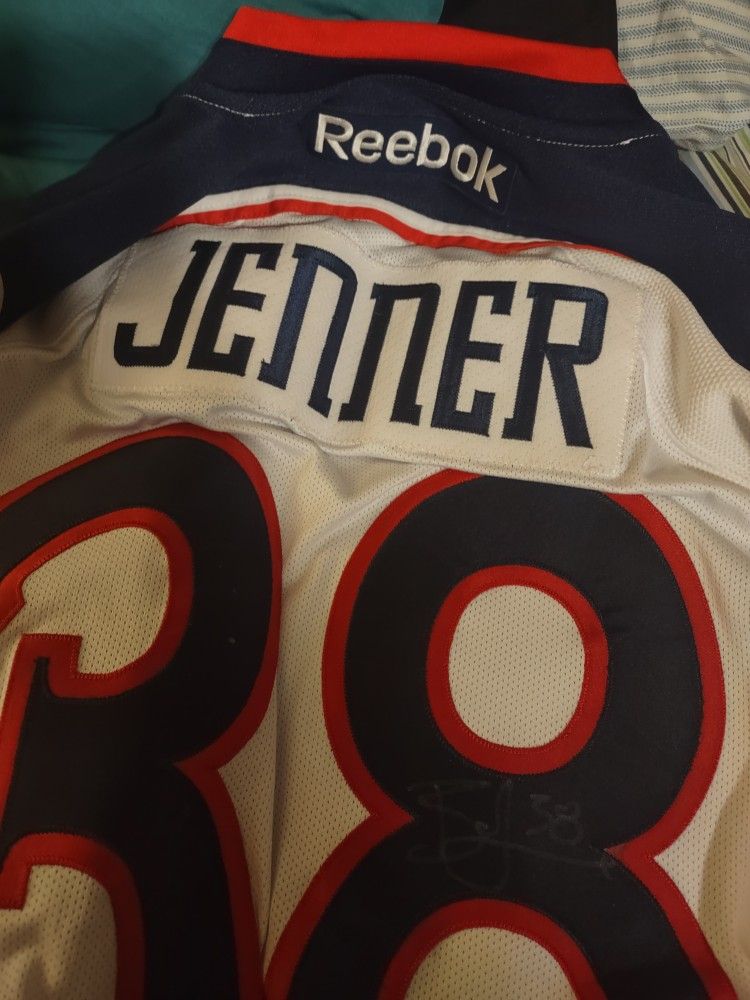 Boone Jenner Signed Reebok Jersey