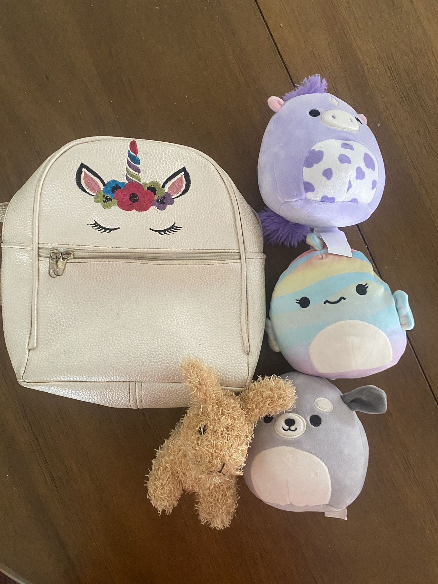 Girls Toys Chair American Doll Squismallow Unicorn Backpack