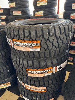 📲✅33x12.50R17 vendo set de llantas nuevas Arroyo Rt