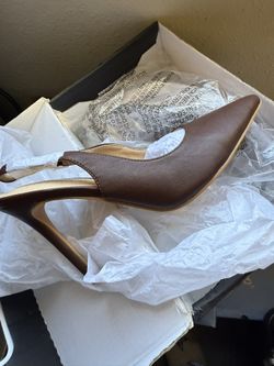 Fashion Nova Brown Heels Size 7 New Box