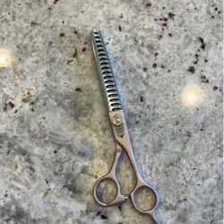 Dog Grooming Shears For Sale Fenice Peak 7” rose gold straights
