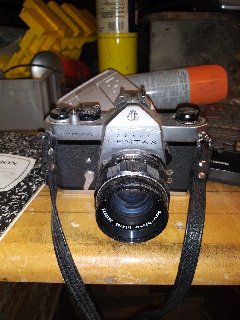 Antique (Pentax & Yachica) 35mm Cameras