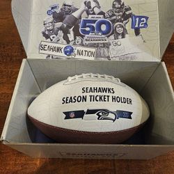 Seattle Seahawks 50th Anniversary Season Ticket Holder Commemorative Football