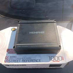 MEMPHIS 500 W X 1 CHANNEL 2 AMPLIFIER 1000 W PEAK POWER