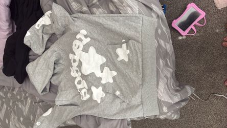 Grey Spider Hoodie Size M