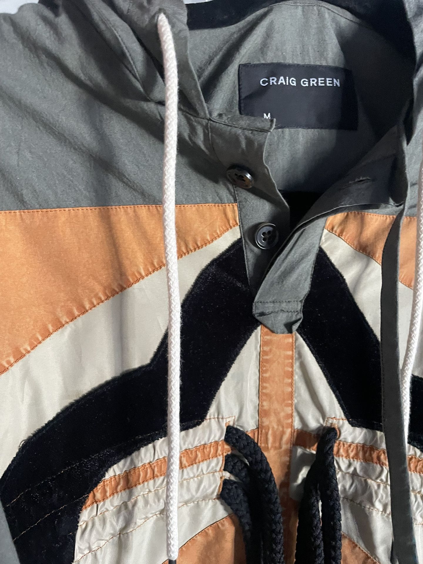 Craig Green Flower Diamond Laced Hoodie