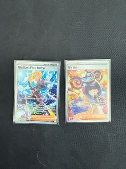 Pokémon TCG Trainer Cards Gladion's Final Battle & Gwynn