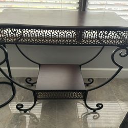 Table And Small Round Stand 