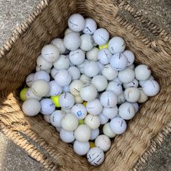 Golf Balls - Mix Of 90 Premium Brand Nike, Titleist Etc 