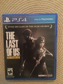 Sony PlayStation ps4 the last of us remastered