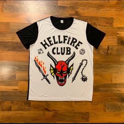 Stranger Things Hell Fire Club Shirt XXL