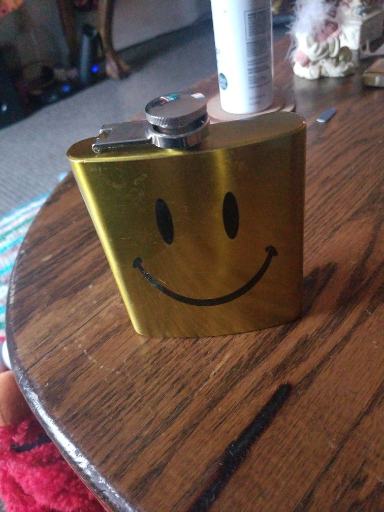 Smiley Face Flask
