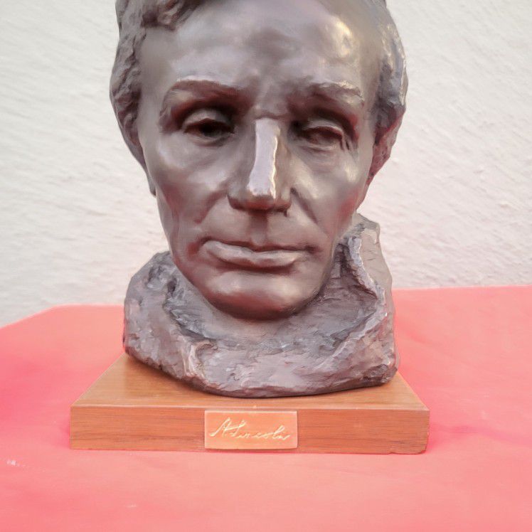 Jaania G.Kendall ALVA 1964 Copy of Bronze Bust by Gutzon Borglum