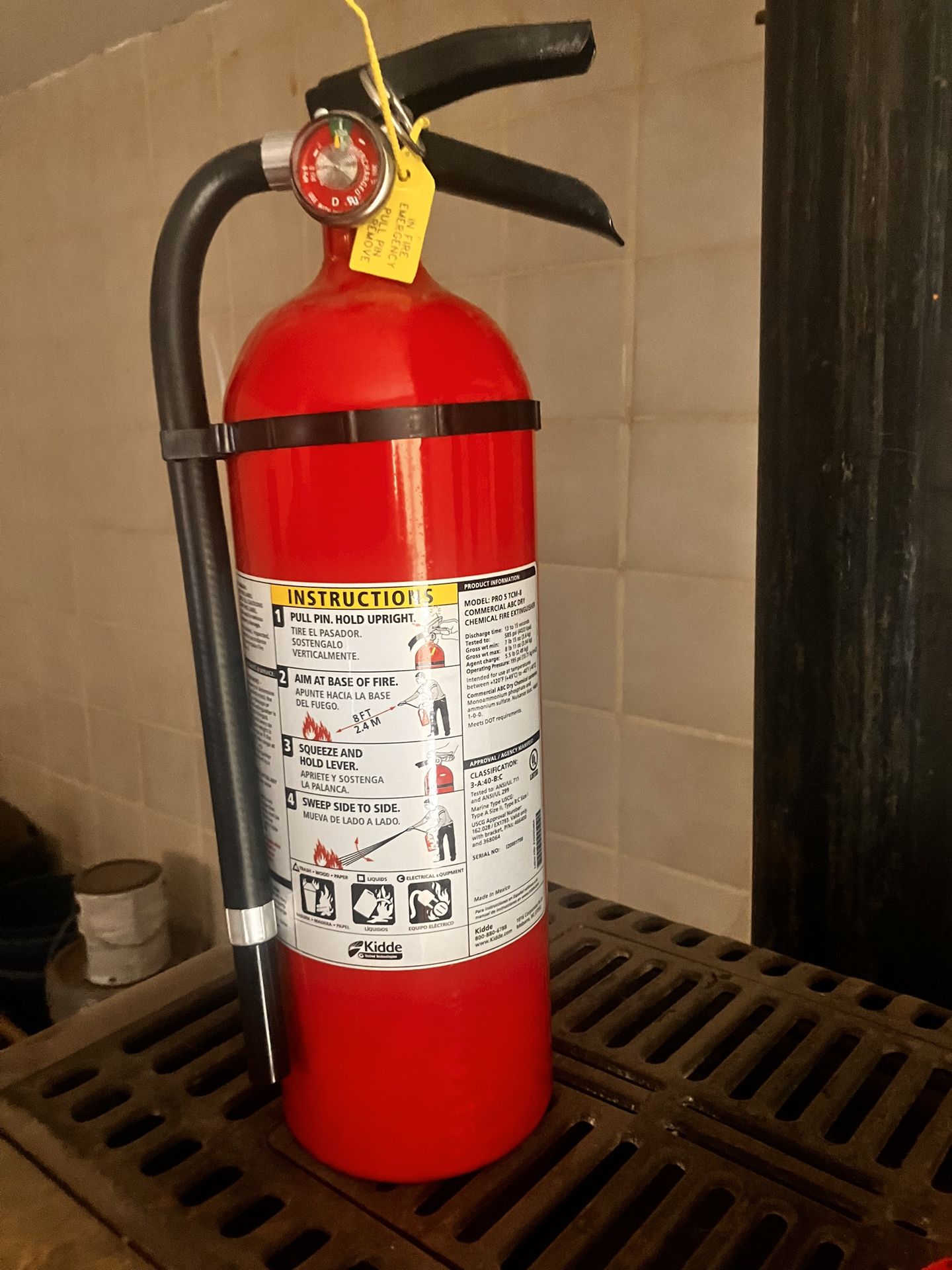 New Fire Extinguishers