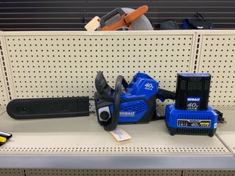 Kobalt 40-volt 14-in Chainsaw 4.0ah Battery and Charger Included