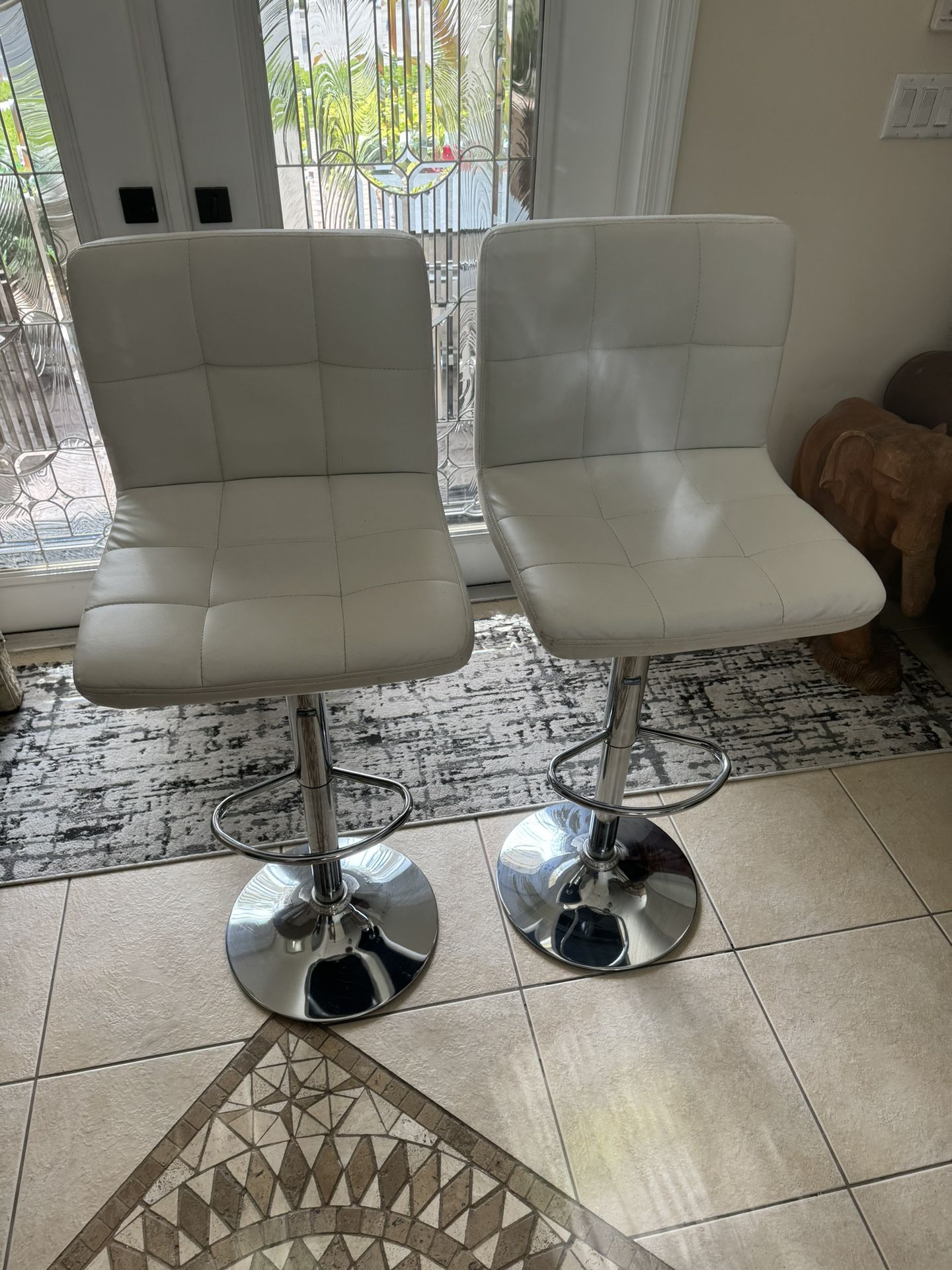 Modern Swivel Adjustable Height Bar Stools Set of 2 for Sale in West Palm Beach, FL OfferUp
