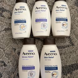 5 aveeno body washes
