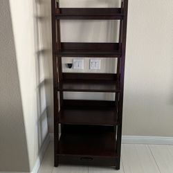 Wood Ladder Shelf