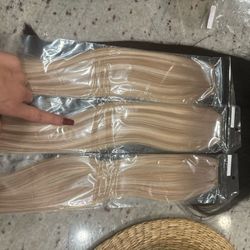 100% Human hair 18 Inches 3 Bundles genius Weft 