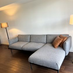 IKEA Couch ÄPPLARYD (Gray) 