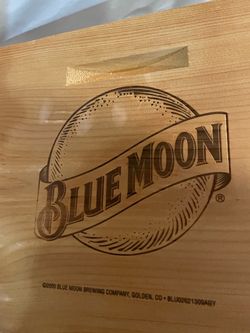 Blue Moon Brewing Co. Branded Wooden Box
