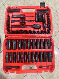 New 3/8” DR 96-pcs impact socket set  1@$65, 2@$120