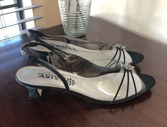 Luxury Clear Dress Shoes, Heels, transparent