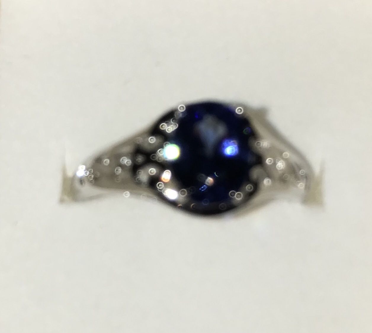 Size 7 tanzanite Sterling Silver Ring