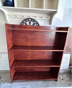 Sturdy Solid Wood Bookshelf