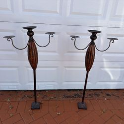 Two, Three Candle Holders 