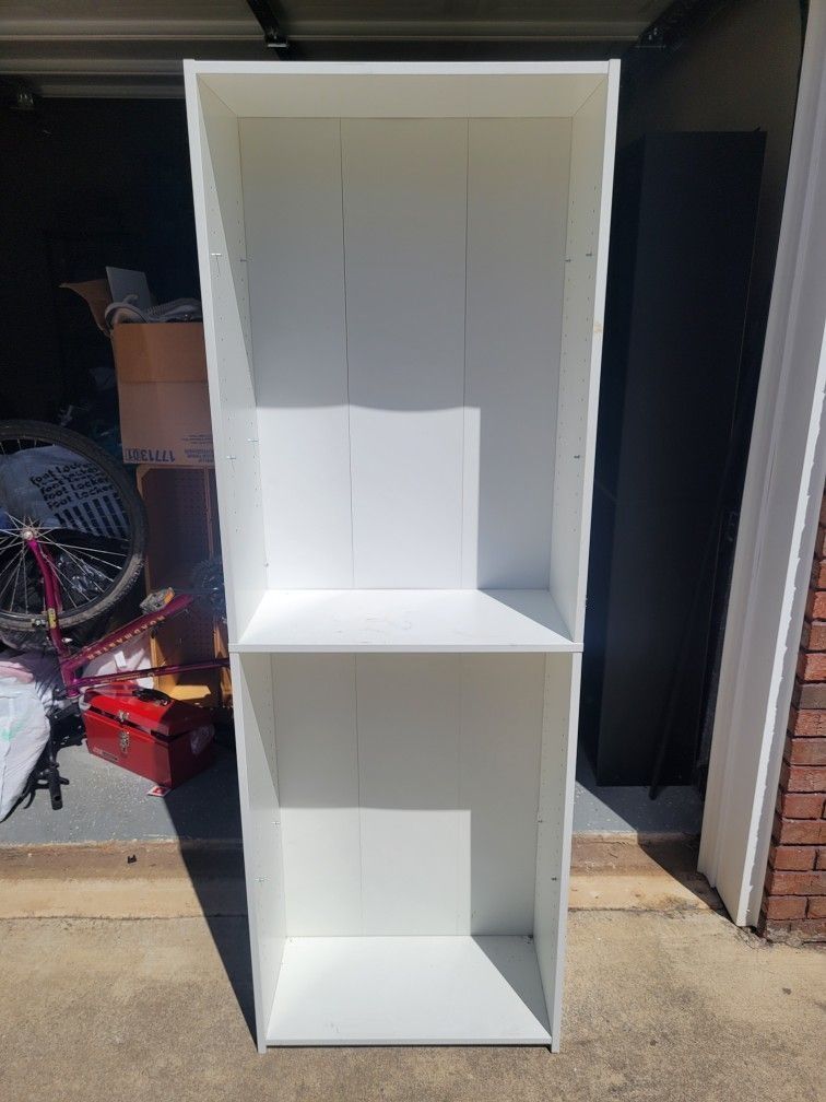 Tall White BOOK SHELF.....