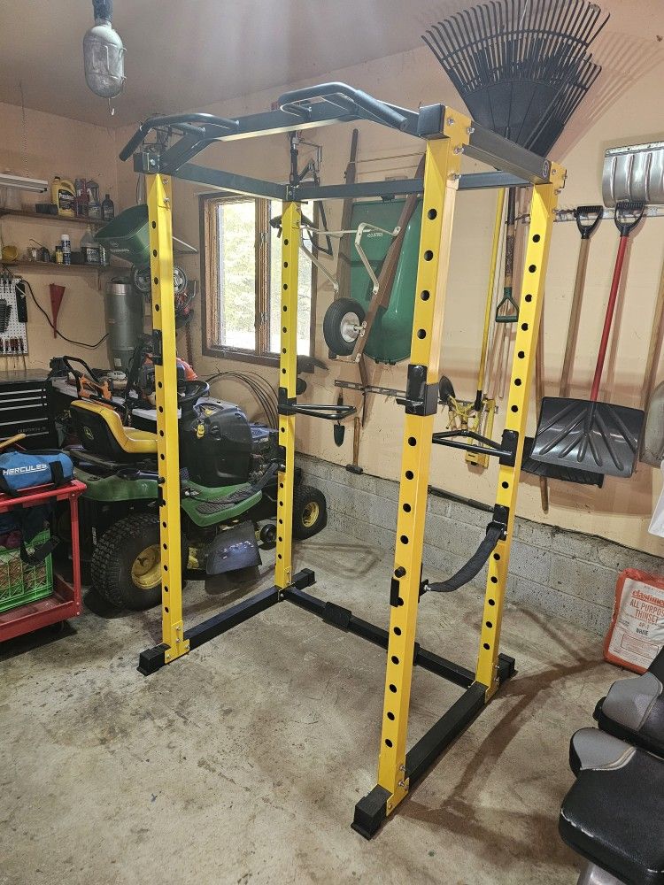 Hulkfit Olympic 2" power squat rack